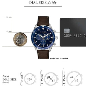 Movado Calendoplan Blue Dial Men 42mm