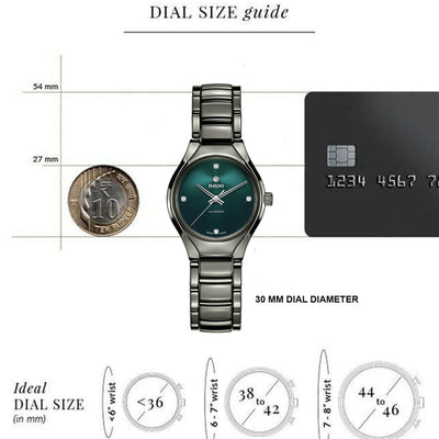 Rado True Blue Dial Women 30mm