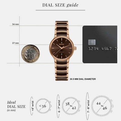 Centrix Women Automatic Brown Dial Analog Stainless Steel Watch R30019302