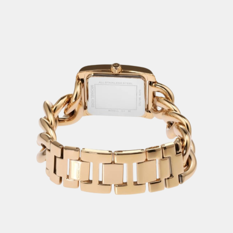 Emery Women Quartz Gold Dial Analog Stainless Steel Watch MK7300