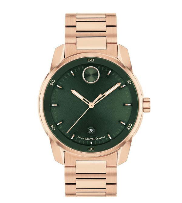Movado Bold Fusion Verso Green Dial Men 42mm
