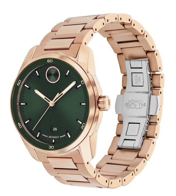 Movado Bold Fusion Verso Blue Dial Men 40mm