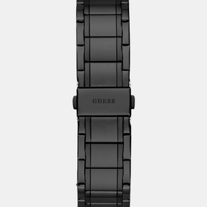 Dex Men Quartz Black Dial Analog Stainless Steel Watch GW0626G3