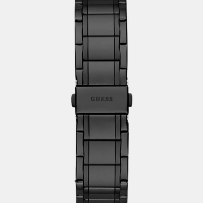 Dex Men Quartz Black Dial Analog Stainless Steel Watch GW0626G3
