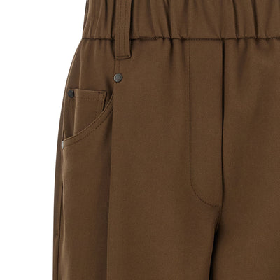 Brunello Cucinelli Baggy Pull-on Pants