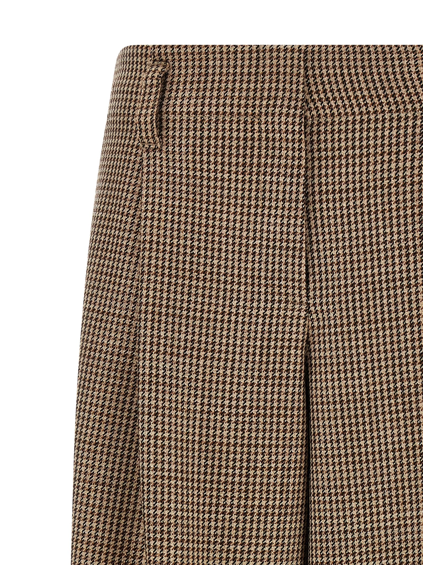 Brunello Cucinelli Prince Of Wales Lamé Pants