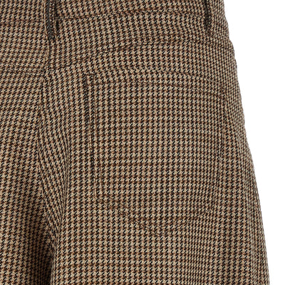 Brunello Cucinelli Prince Of Wales Lamé Bermuda Shorts