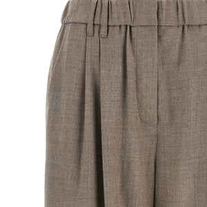 Brunello Cucinelli Light Pants With Pleats