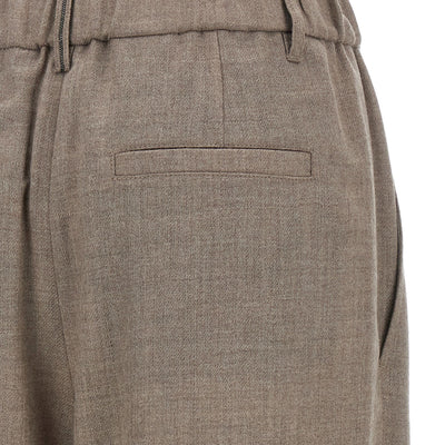 Brunello Cucinelli Light Pants With Pleats