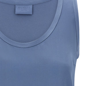 Brunello Cucinelli Satin Top