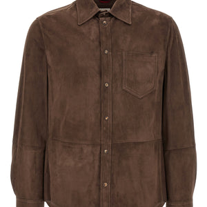 Brunello Cucinelli Suede Overshirt