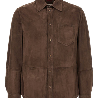 Brunello Cucinelli Suede Overshirt