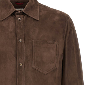 Brunello Cucinelli Suede Overshirt