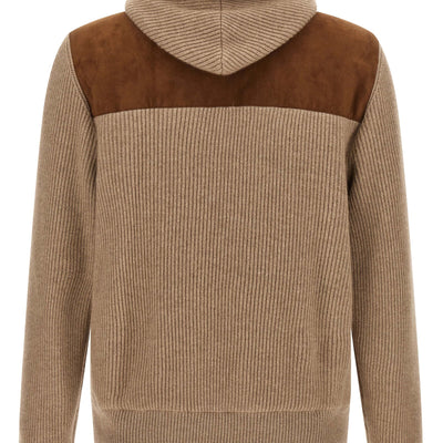 Brunello Cucinelli Suede And Cashmere Bomber Jacket