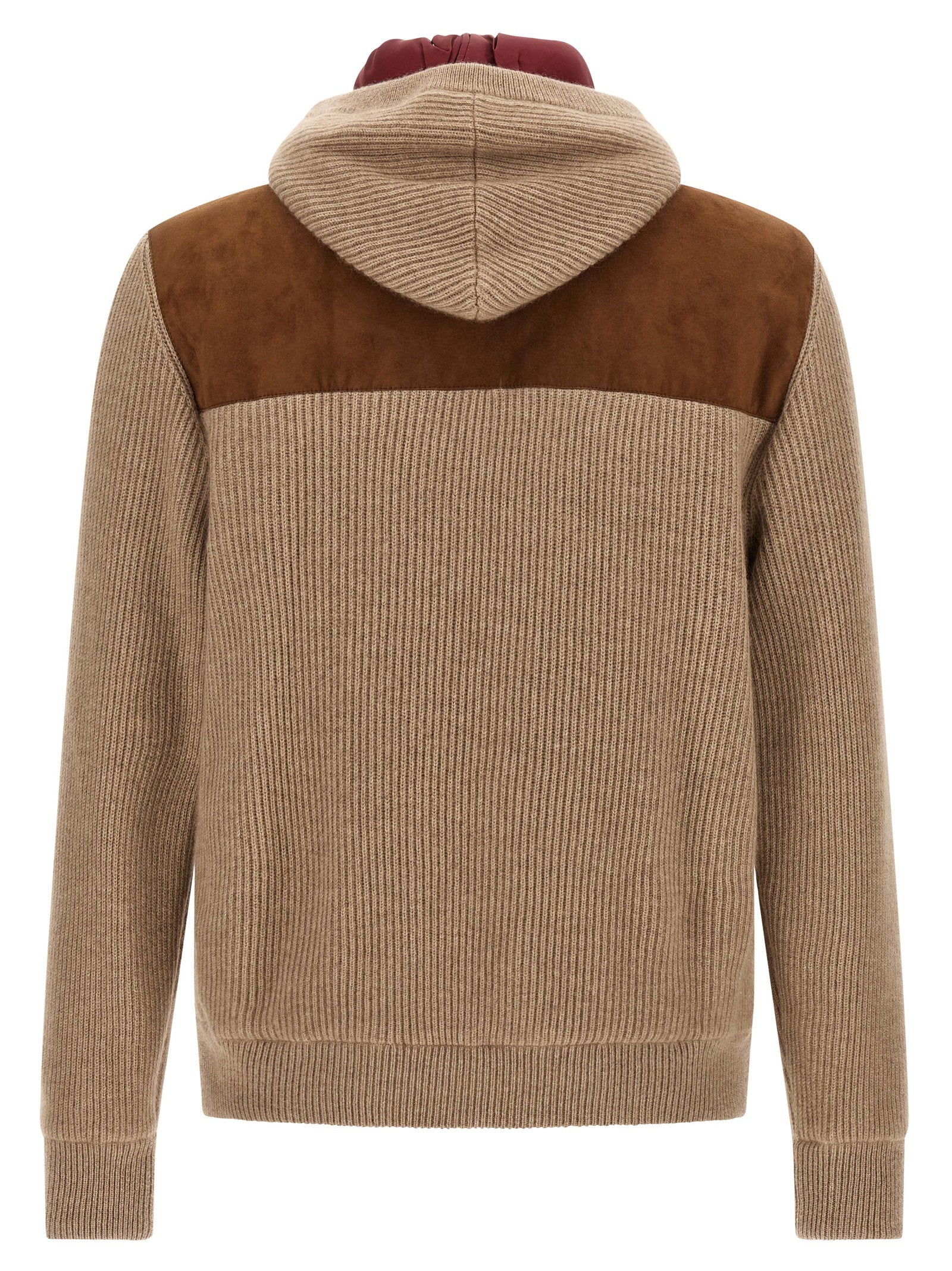 Brunello Cucinelli Suede And Cashmere Bomber Jacket
