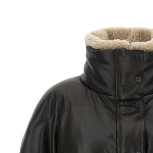 Brunello Cucinelli Padded Leather Jacket