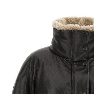 Brunello Cucinelli Padded Leather Jacket