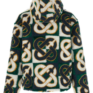 Casablanca Monogram Intarsia Fleece Jacket