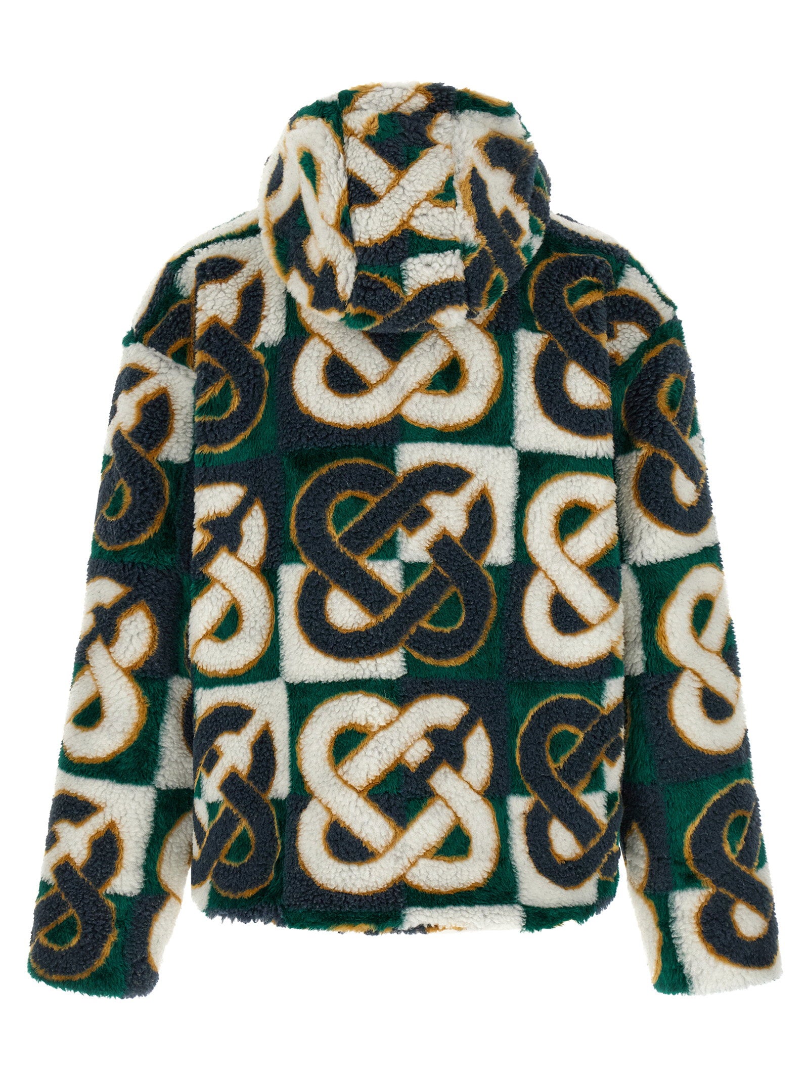 Casablanca Monogram Intarsia Fleece Jacket