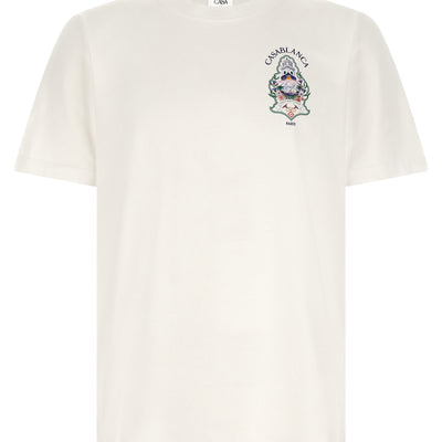 Casablanca Hotel Emblem Print T-shirt
