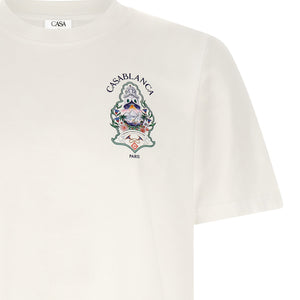 Casablanca Hotel Emblem Print T-shirt