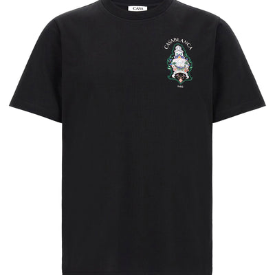 Casablanca T-shirt With Hotel Emblem Print