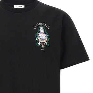 Casablanca T-shirt With Hotel Emblem Print
