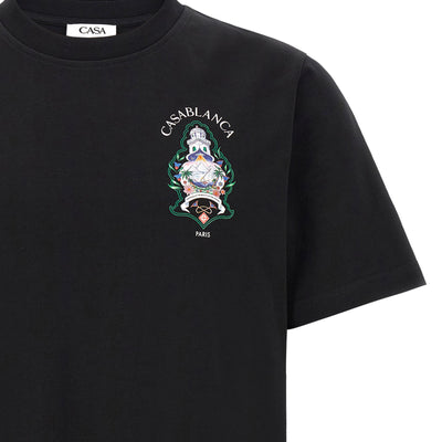 Casablanca T-shirt With Hotel Emblem Print