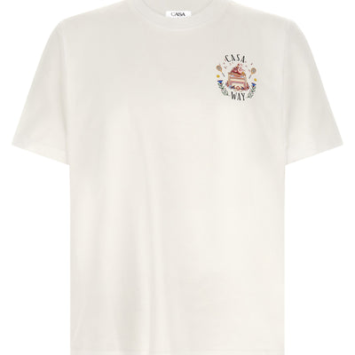 Casablanca T-shirt With Casa Way Print