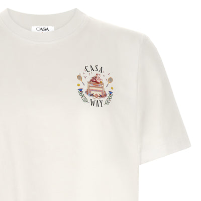 Casablanca T-shirt With Casa Way Print