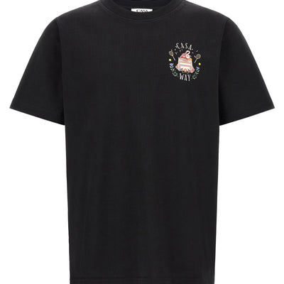 Casablanca T-shirt With Casa Way Print