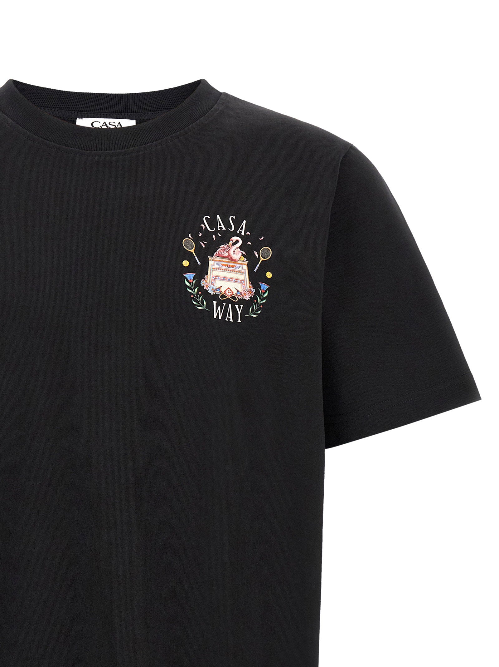 Casablanca T-shirt With Casa Way Print