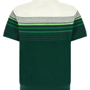 Casablanca Bouclé Stripes Polo Shirt