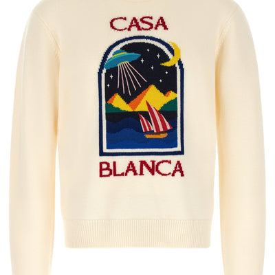 Casablanca Pyramid Abduction Sweater