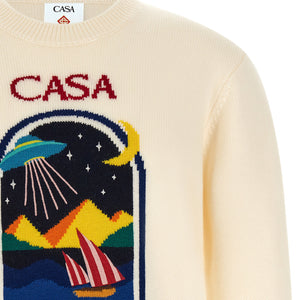 Casablanca Pyramid Abduction Sweater