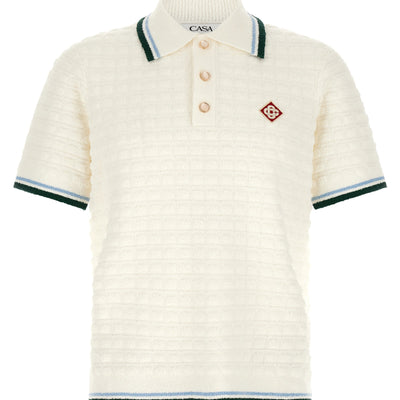 Casablanca Bouclé Polo Shirt