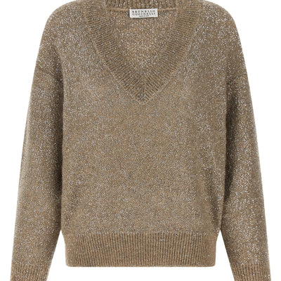 Brunello Cucinelli Dazzling Texture Sweater