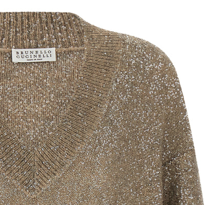 Brunello Cucinelli Dazzling Texture Sweater