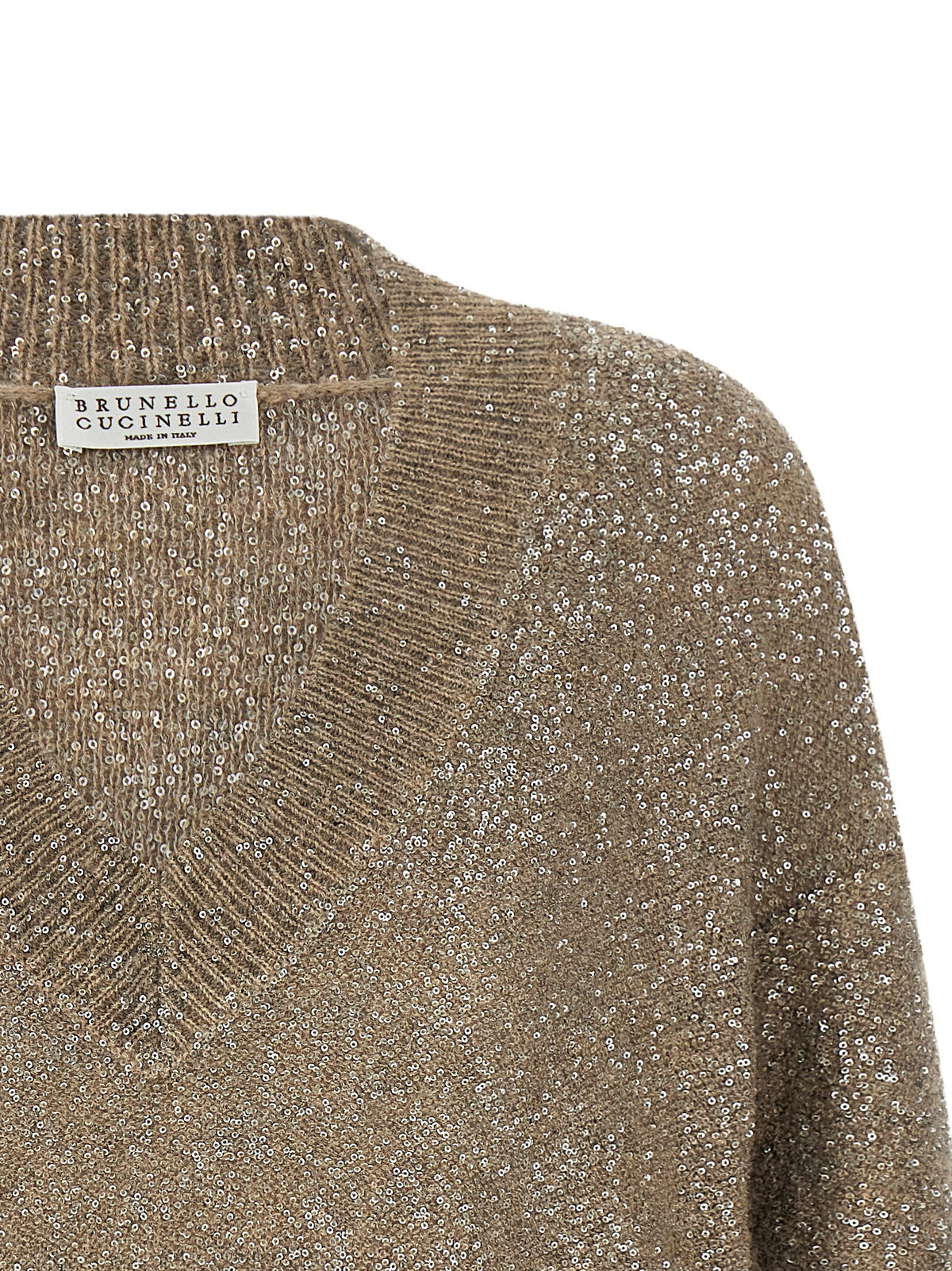 Brunello Cucinelli Dazzling Texture Sweater