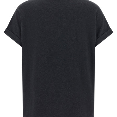 Brunello Cucinelli Shiny Trims T-shirt