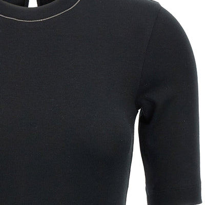 Brunello Cucinelli Monile Ribbed T-shirt