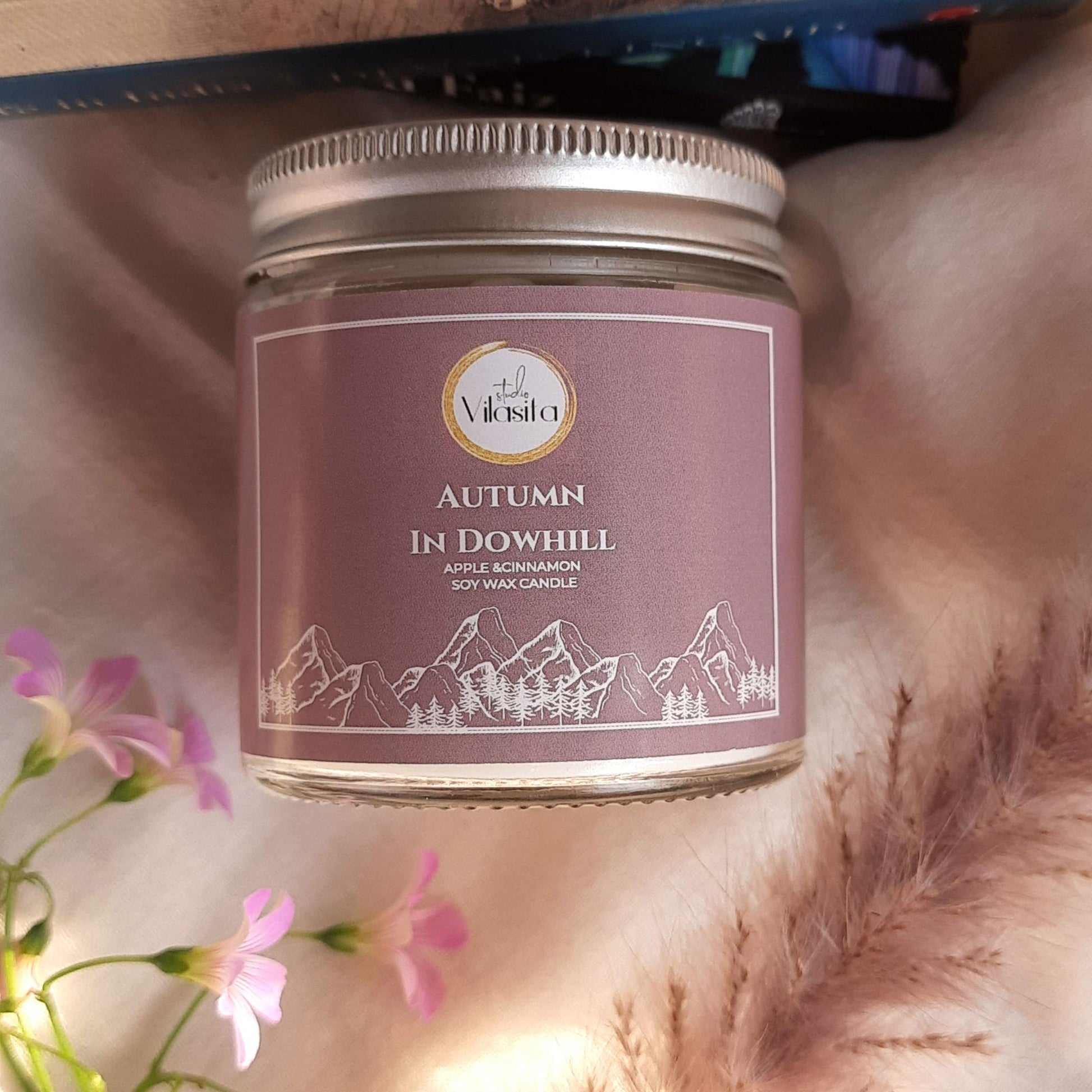 Autumn in Dowhill Apple & Cinnamon Soy Wax Candle 200ml