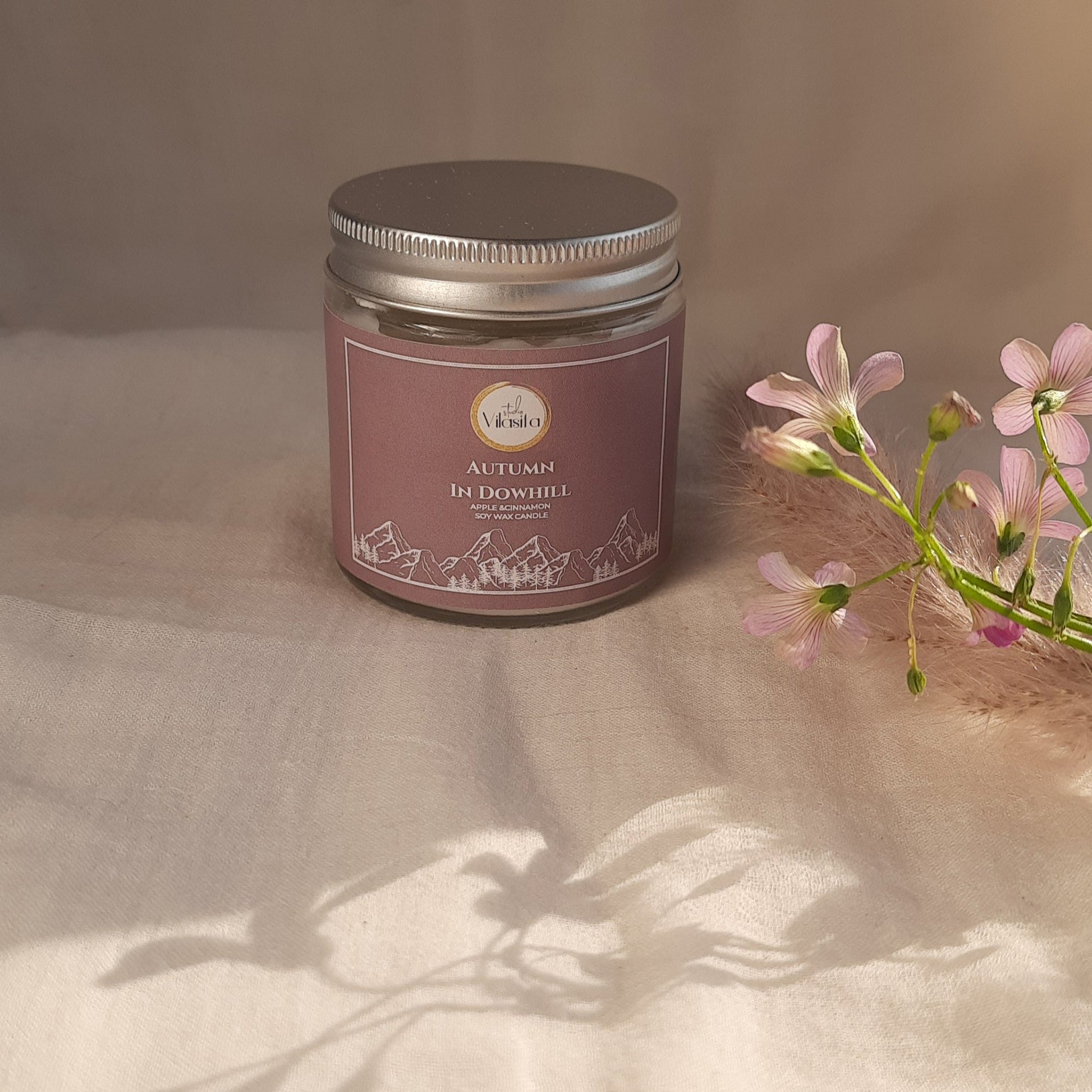 Autumn in Dowhill Apple & Cinnamon Soy Wax Candle 80ml
