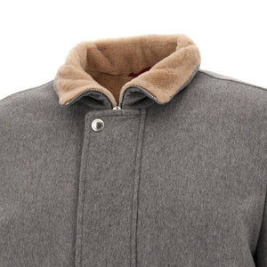 Brunello Cucinelli Cashmere And Vicuna Jacket