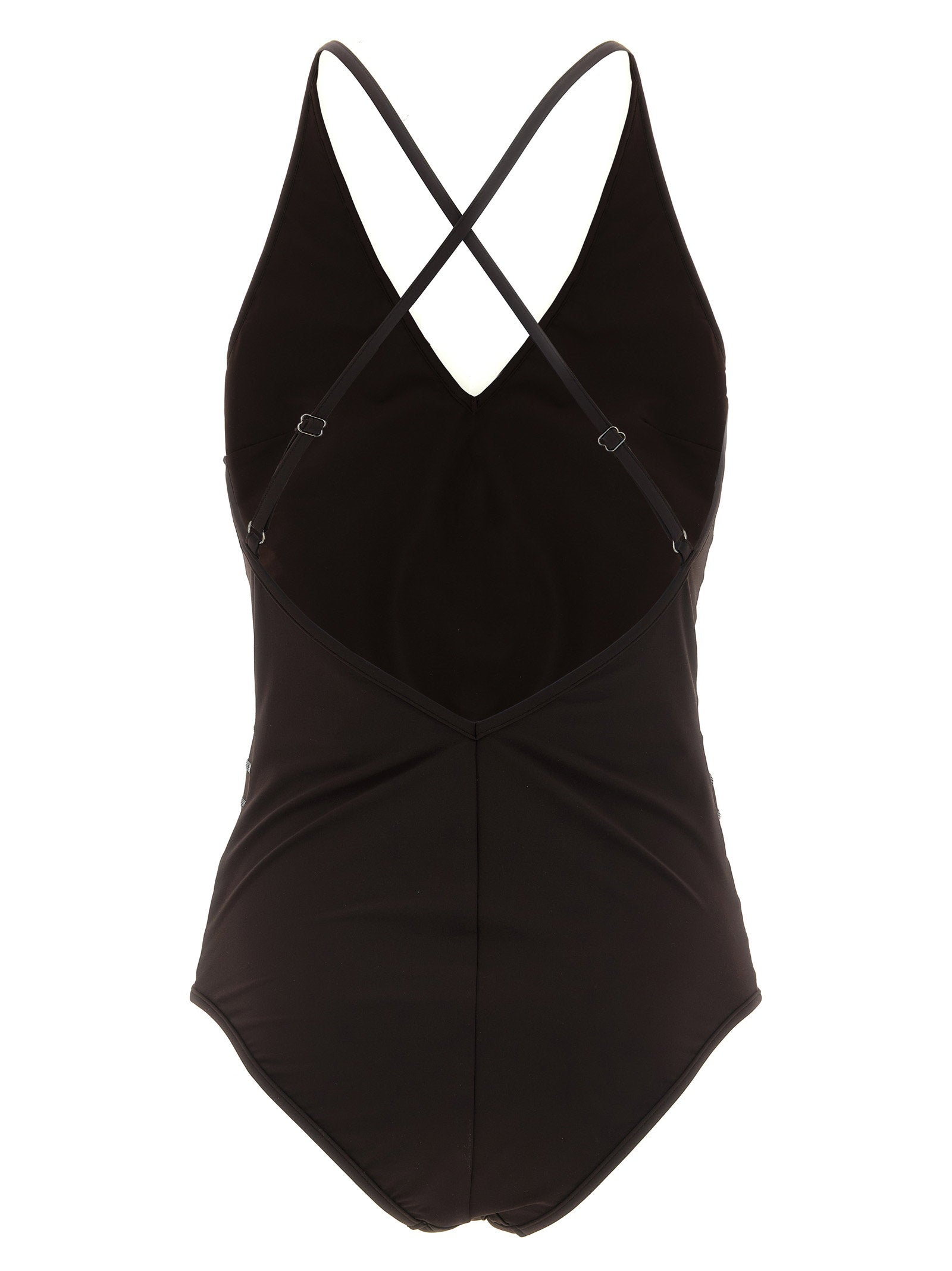 Brunello Cucinelli Dazzling Stripes One-piece Swimsuit
