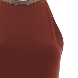 Brunello Cucinelli Precious Collar One-piece Swimsuit