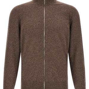 Brunello Cucinelli High Neck Cardigan With Zip