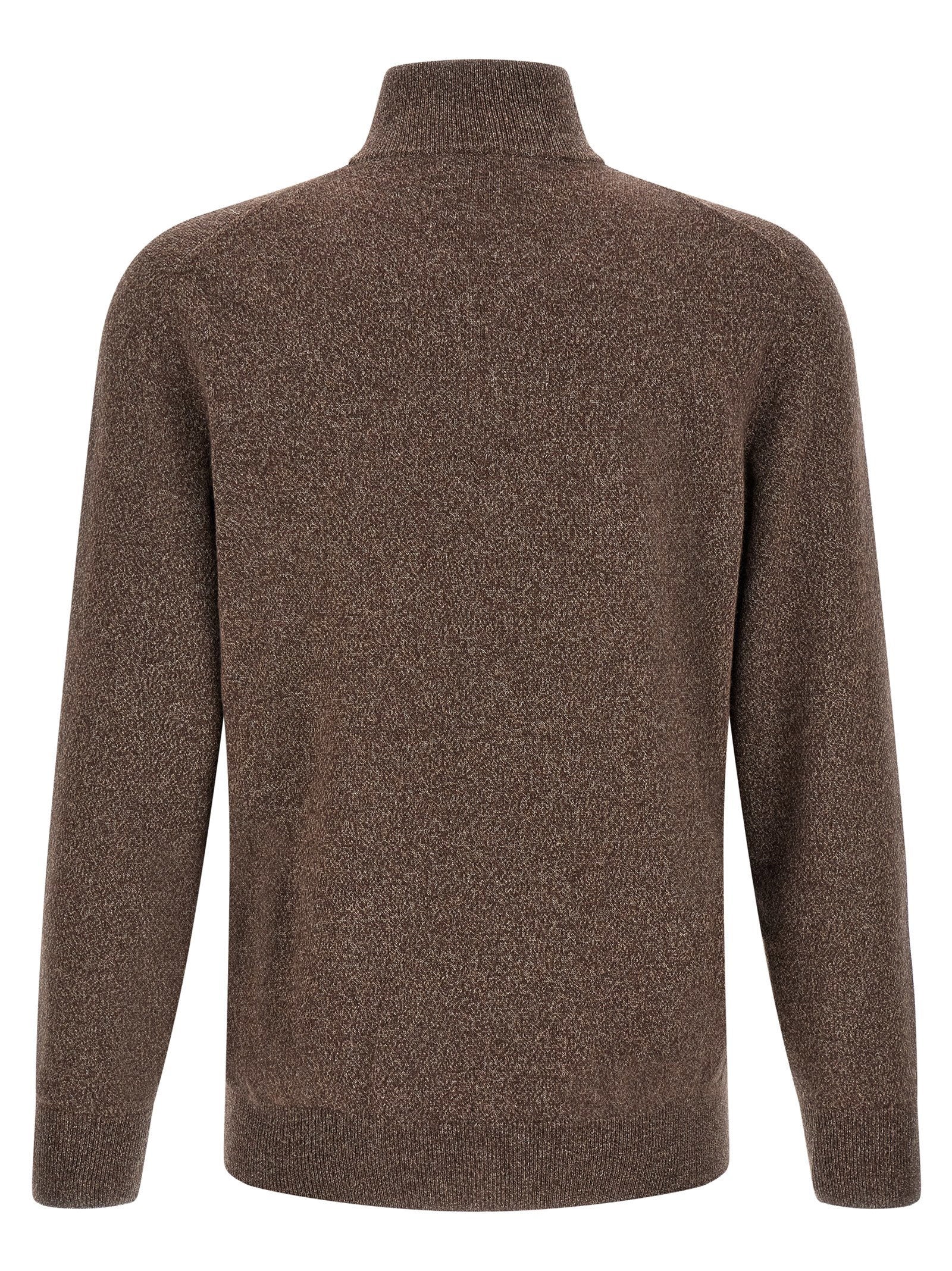 Brunello Cucinelli High Neck Cardigan With Zip