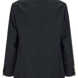 Brunello Cucinelli Silk Twill And Linen Délavé Blazer
