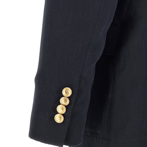 Brunello Cucinelli Silk Twill And Linen Délavé Blazer